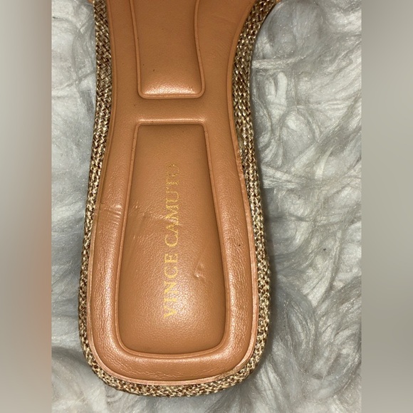 Vince Camuto Cheleahl Woven Block-Heel Slide Sandals Sz 7 - Picture 4 of 11